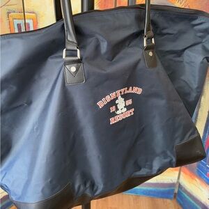 Disney Navy Disneyland Large Resort Tote with Mickey Logo